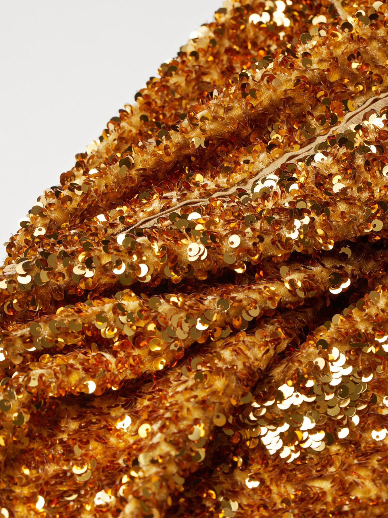 Спідниця міні H&M модель 9272522sdm_Золотистый Фото