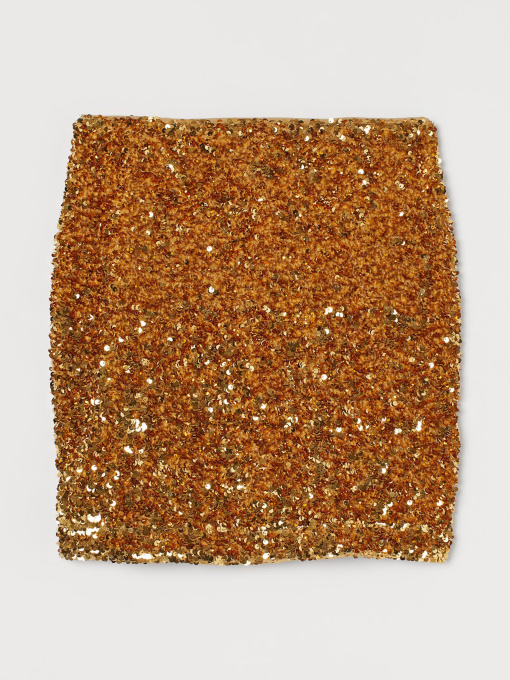 Юбка модель 9272522sdm_Золотистый Фото