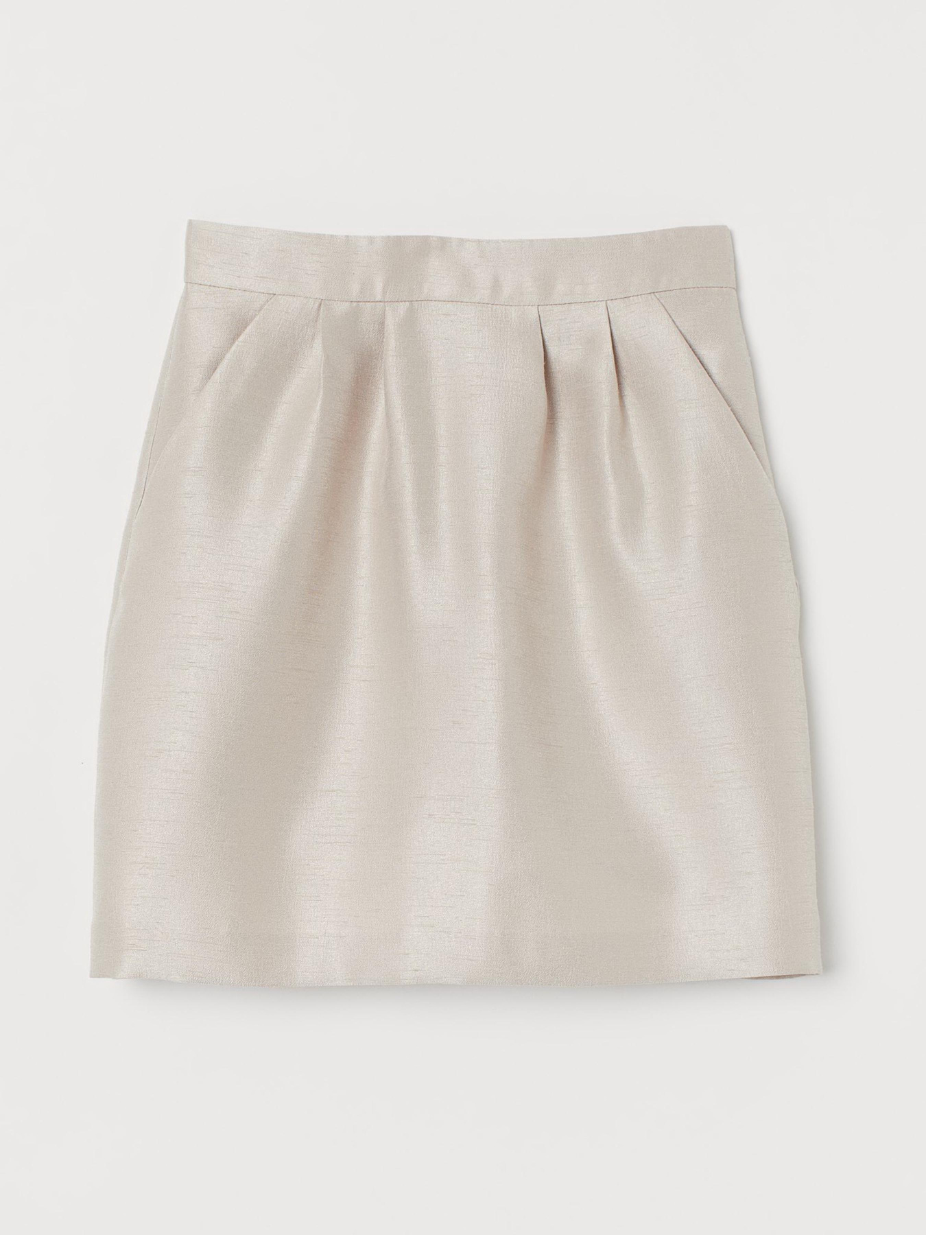 Спідниця міні H&M модель 7668290dm_Светло-бежевый Фото