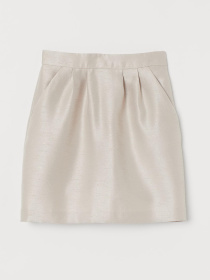 Спідниця міні H&M модель 7668290dm_Светло-бежевый Фото