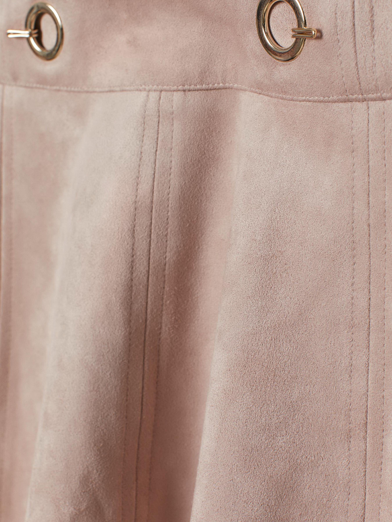 Юбка мини H&M модель 7063710log_Светло-розовый Юбка мини H&M модель 7063710log_Светло-розовый Фото