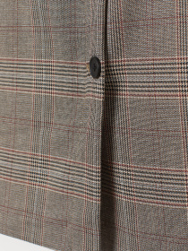 Спідниця міді H&M модель 6557100sm_серо-бежевый в клетку Фото