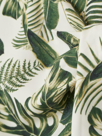 Юбка миди H&M модель 7342829bar_бело зеленый Фото