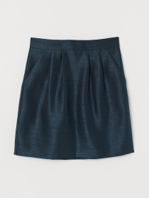 Спідниця міні H&M модель 7668290log_Темно-синий Фото