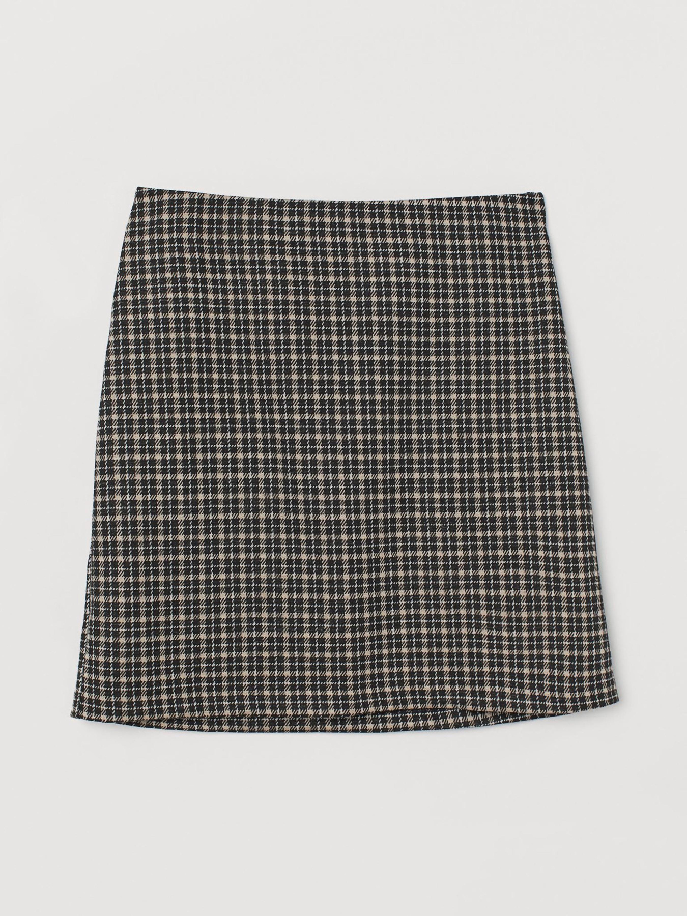 Юбки H&M модель 6813731wer_Черно-бежевый Фото