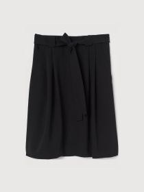 Юбка мини H&M модель 8492571wer_Черный Фото