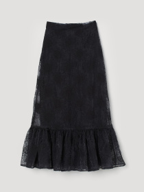 Юбка миди H&M модель 9042412arl_Черный Фото