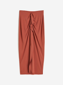 Спідниця міді H&M модель 1173451wer_Кирпичный Фото