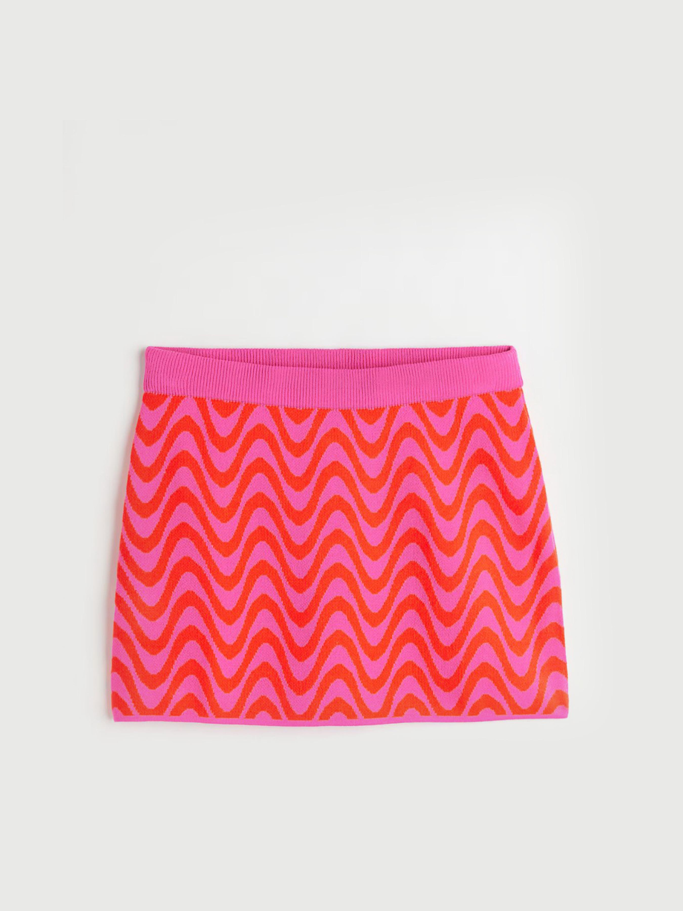 Спідниця міні H&M модель 1045036wer_Розово-оражневый Фото