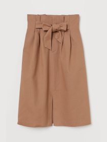 Спідниця міді H&M модель 9741403wer_Коричневый Фото