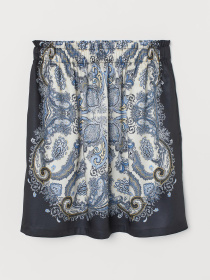 Юбка мини H&M модель 7875599bar_Комбинированный Фото