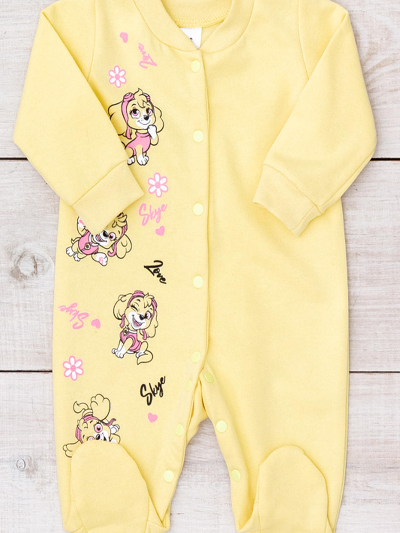 Нательный комбинезон Носи своє модель 5058-023-33-5-svtlo-zhovtij-sobachki Фото