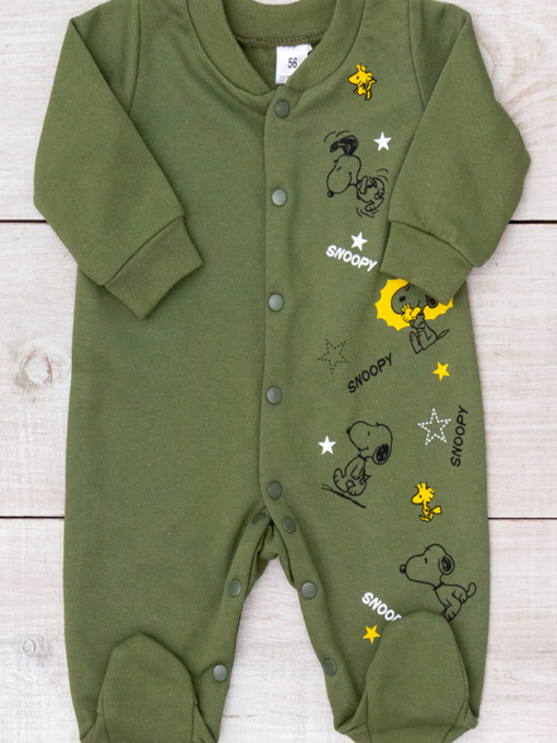 Нательный комбинезон Носи своє модель 5058-023-33-4-temno-fstashkovij-pesiki Фото