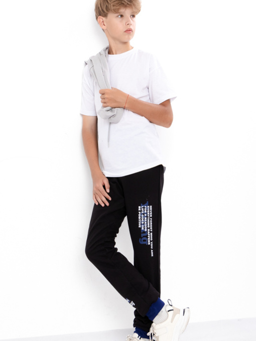 Штаны спортивные Носи своє модель 6074-023-33-chornij-temnij-elektrik-forever Фото