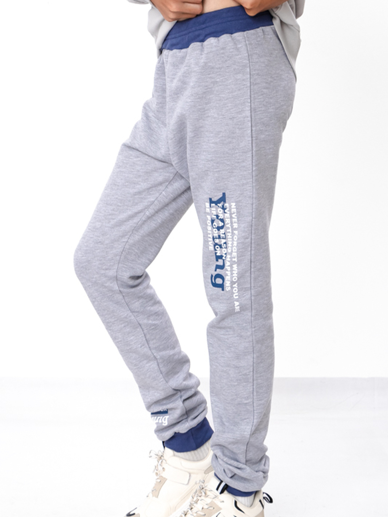 Штаны спортивные Носи своє модель 6074-023-33-srij-temno-sinj-forever Фото