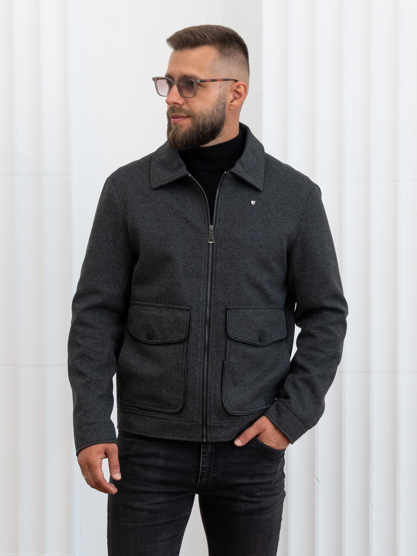 Бомбер D&V couture модель 119-DVL-grey Фото