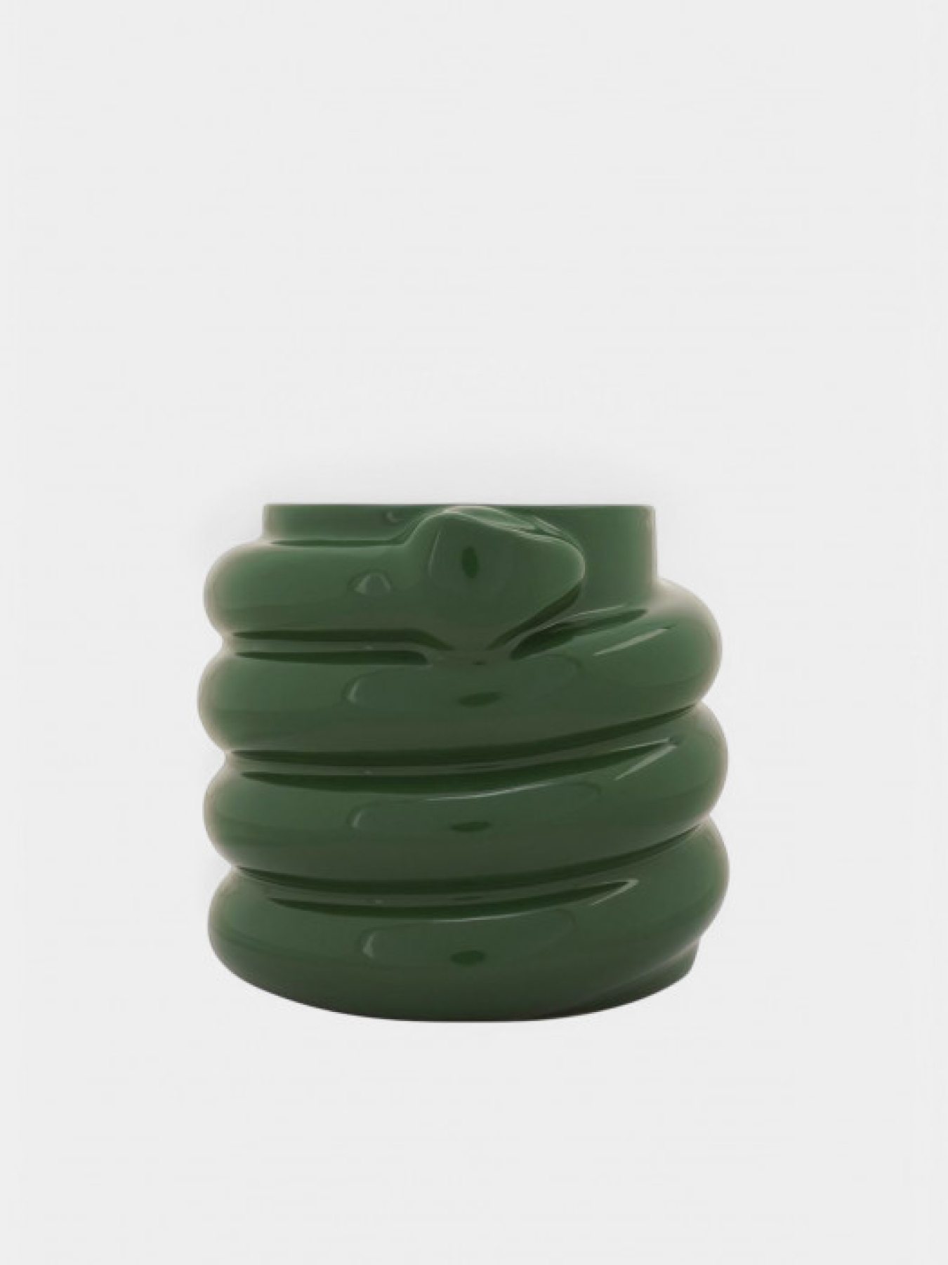 Зеленая свеча со змеей GUNIA Project модель 7929 Фото