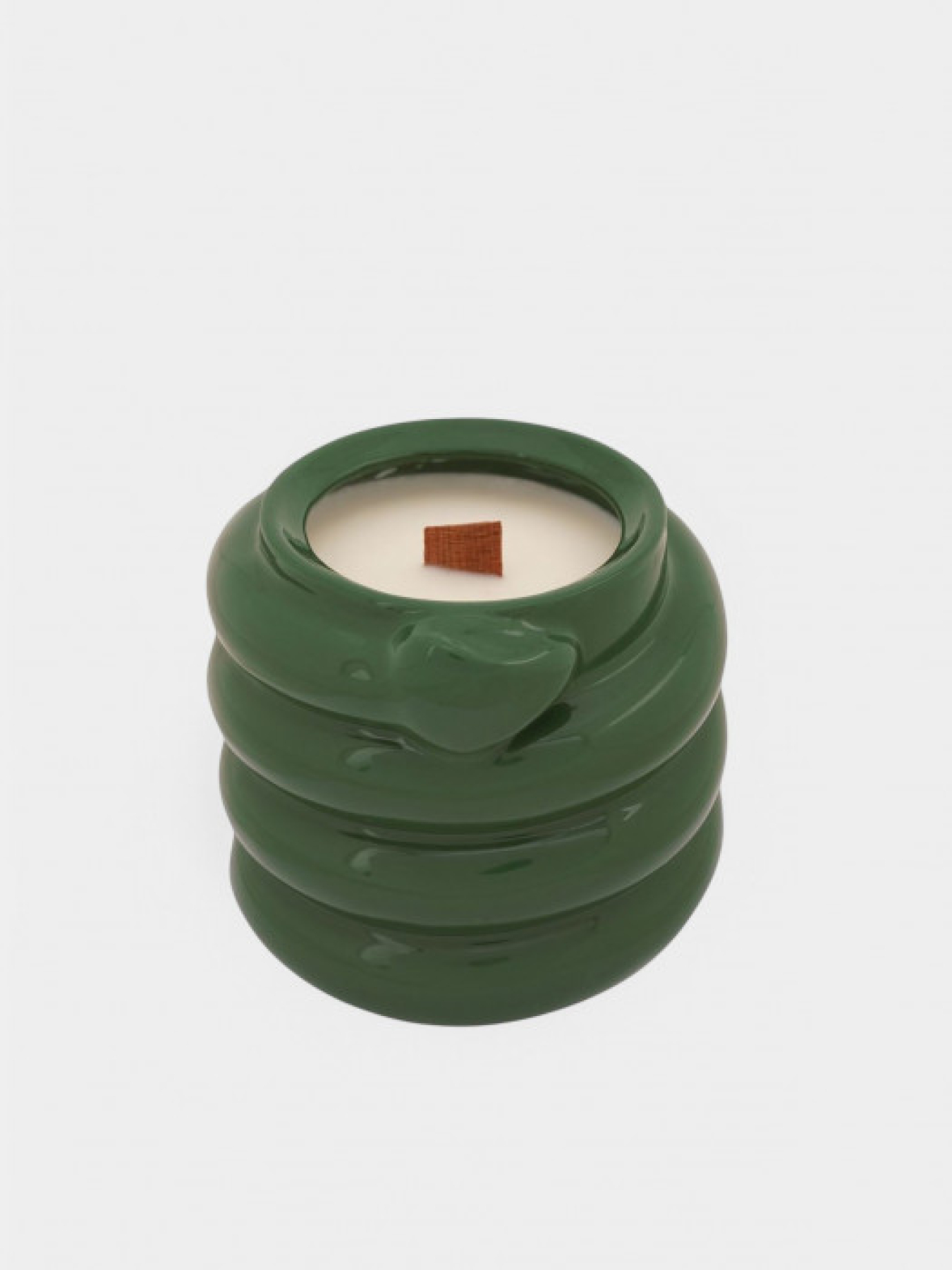 Зеленая свеча со змеей GUNIA Project модель 7929 Фото