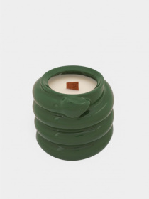 Зеленая свеча со змеей GUNIA Project модель 7929 Фото