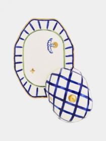 Керамічна ємність для масла «Заєць» GUNIA Project модель 7665 Фото