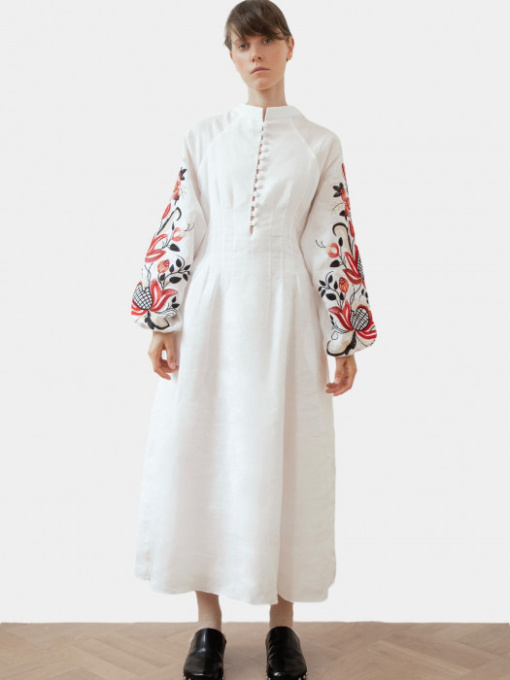 Вышитое платье GAPTUVALNYA модель 5136 Фото