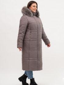 Пуховик UVENTUM модель LR-9-pes-mocha Фото