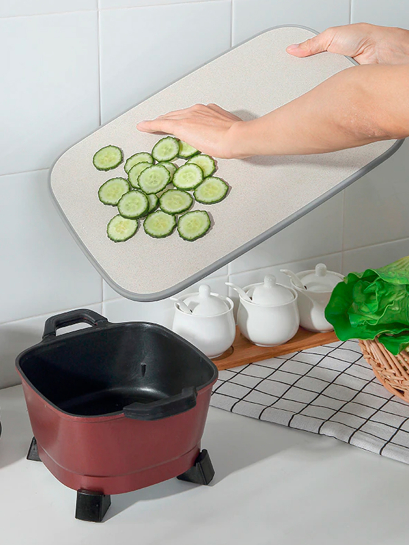 Доска разделочная MBM MY HOME модель KP-08 BEIGE Фото