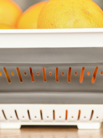 Дуршлаг складной MBM MY HOME модель KP-75 WHITE/GRAY Фото