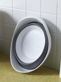 Друшляк складаний MBM HOME модель KP-78 WHITE/GRAY Фото