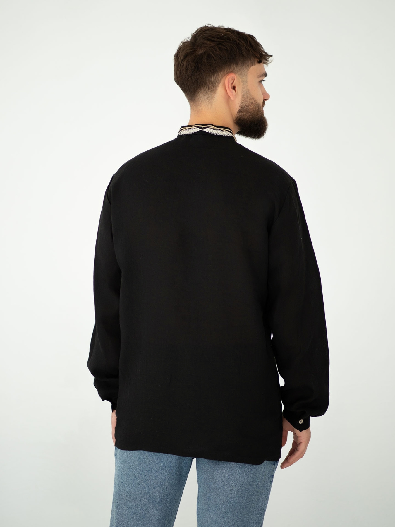 Вишита сорочка Едельвіка модель 93-24-00black Фото