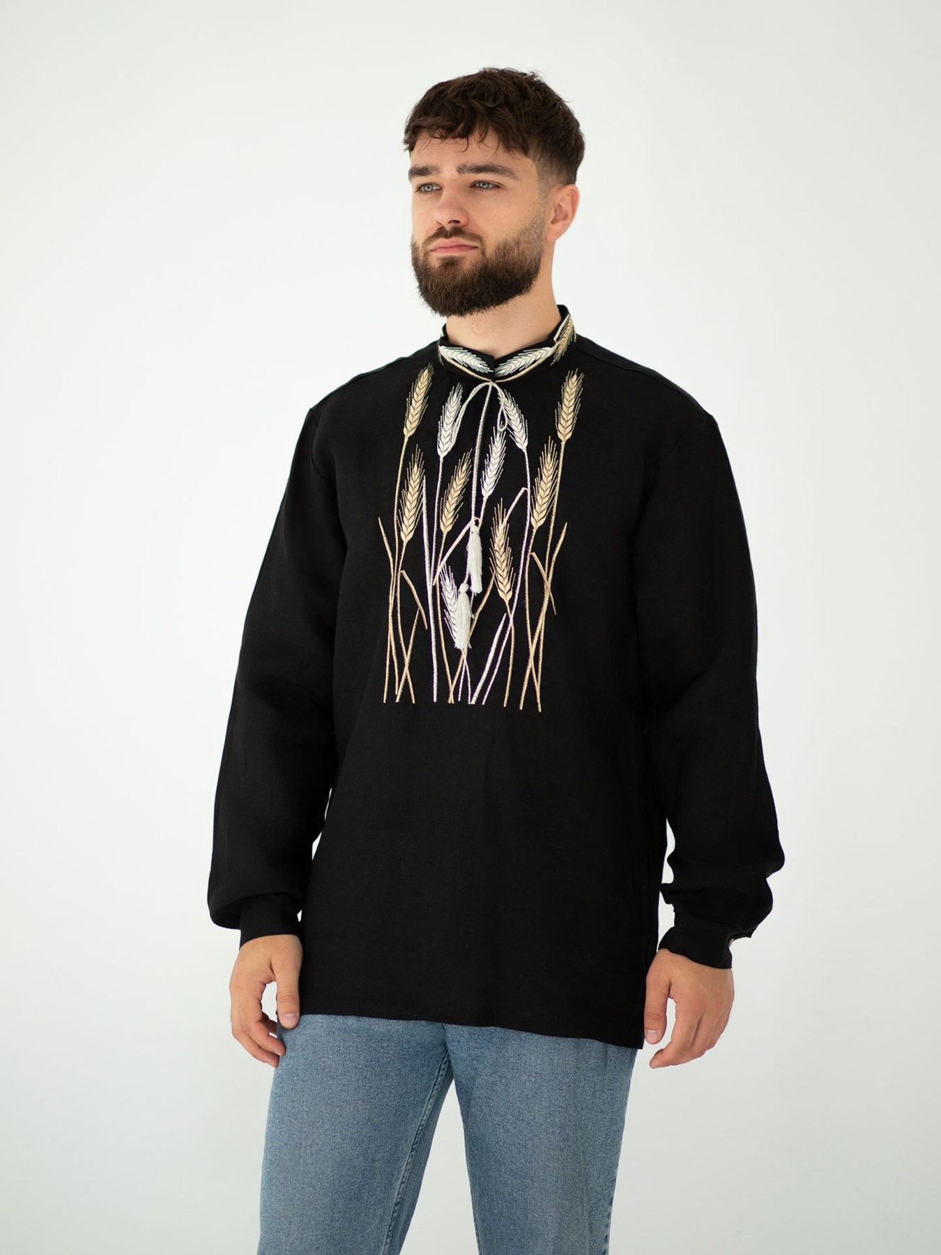 Вишита сорочка Едельвіка модель 93-24-00black Фото