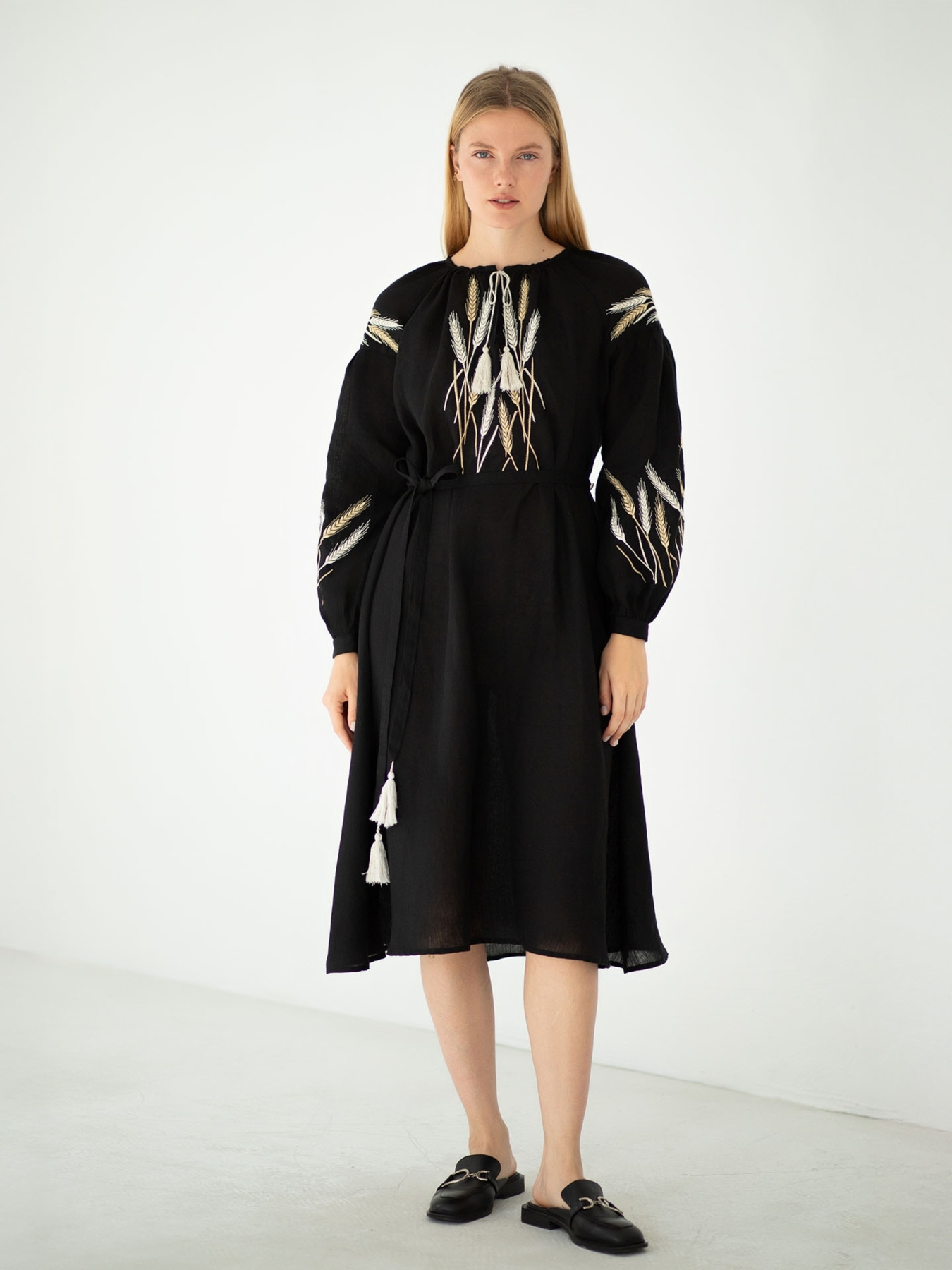 Платье миди Едельвіка модель 91-24-00black Фото