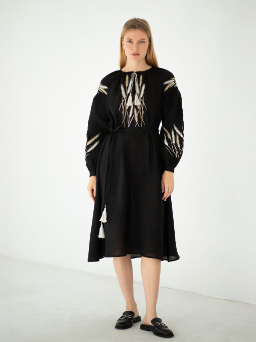 Сукня міді Едельвіка модель 91-24-00black Фото