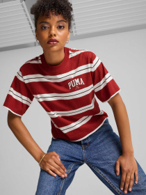 Футболка PUMA Squad Striped Tee модель 681538 Фото