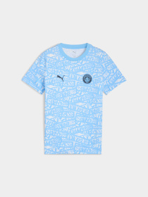 Футболка спортивна PUMA Mcfc Ftblculture Tee Aop Jr Модель 782675 Фото