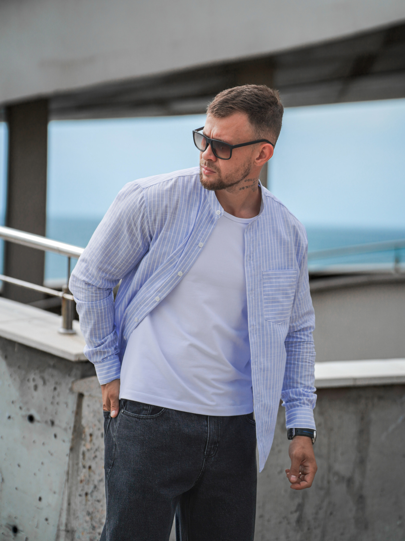 Рубашка повседневная TeamV модель 4423-3 Рубашка повседневная TeamV модель 4423-3 Фото