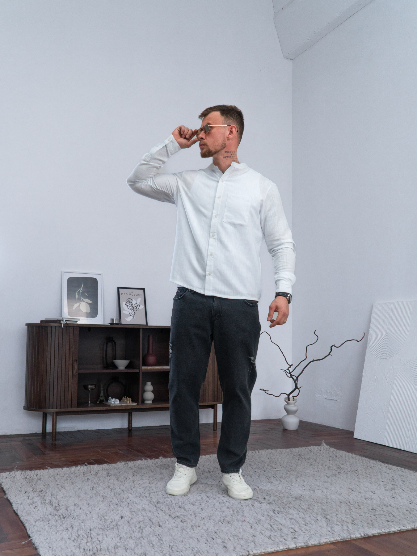 Рубашка повседневная TeamV модель 4423-3 Рубашка повседневная TeamV модель 4423-3 Фото