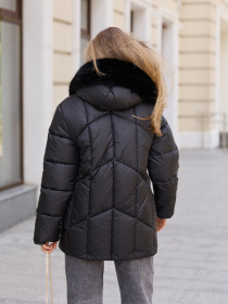 Зимова куртка MilaNova модель Куртка К-344 черный Фото