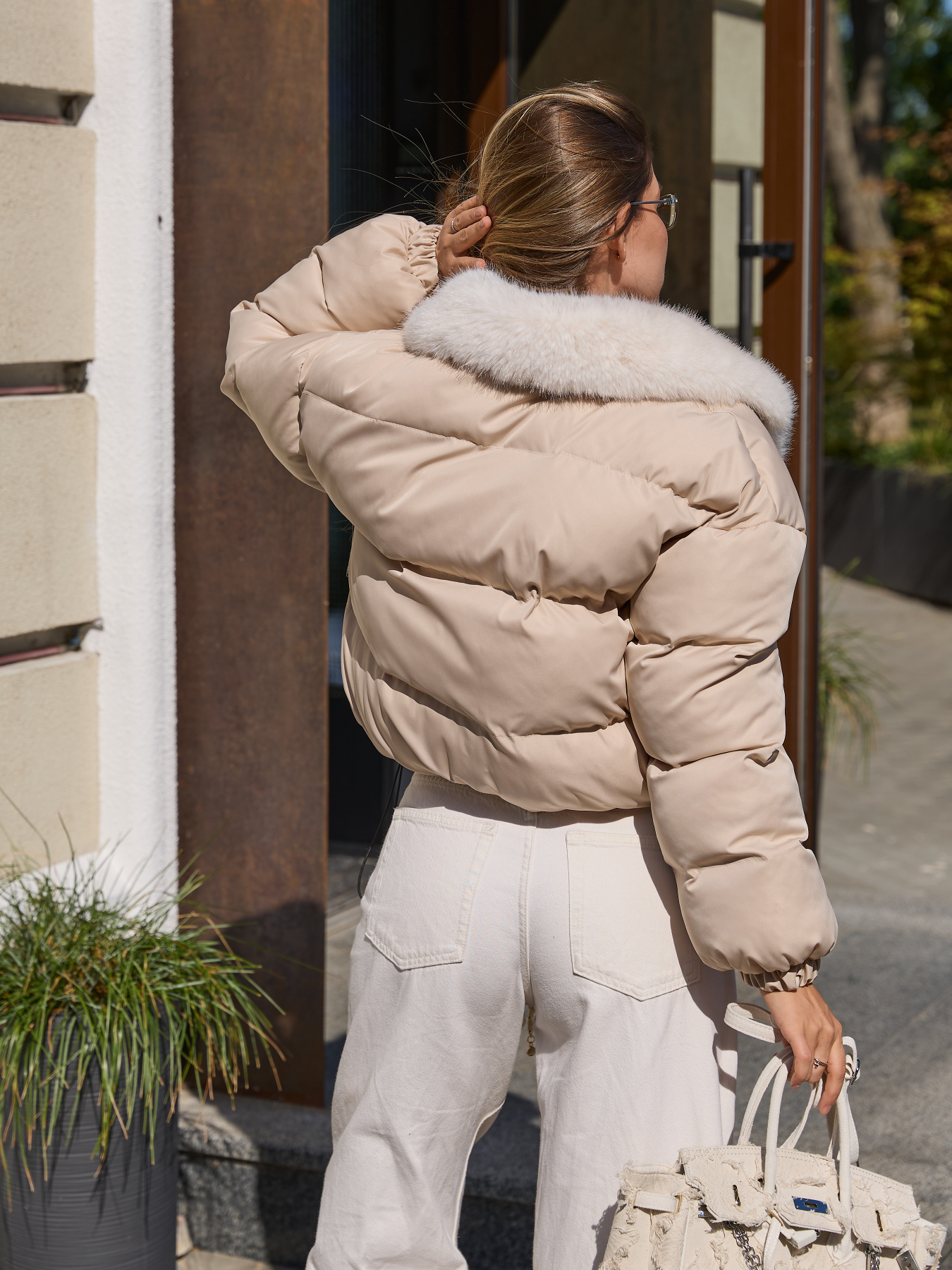 Зимняя куртка MilaNova модель Куртка К-348 бежевый Фото