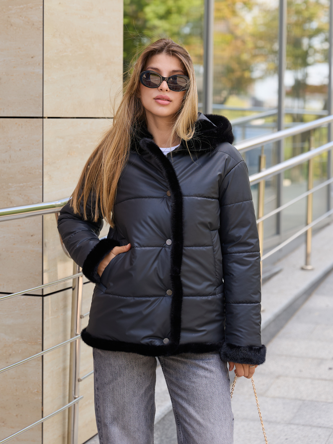 Зимняя куртка MilaNova модель Куртка К-349 черный Фото