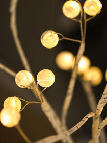 Дерево светодиодное на батарейках MBM MY HOME модель DH-LAMP-04 WHITE Фото