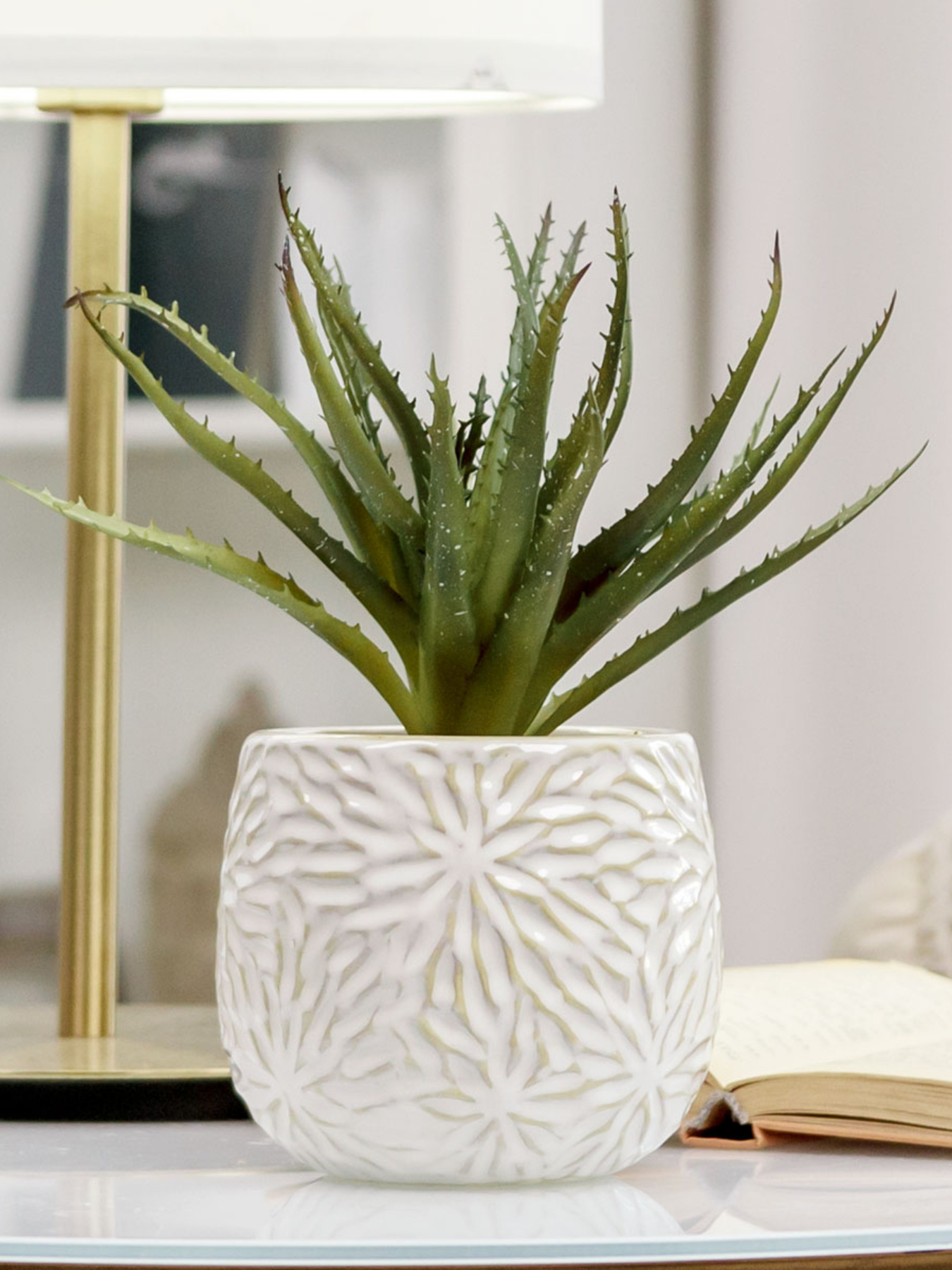 Искусственное растение в горшке MBM MY HOME модель DH-FLOWERS-13 GREEN/BEIGE Фото