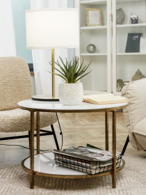 Искусственное растение в горшке MBM MY HOME модель DH-FLOWERS-13 GREEN/BEIGE Фото