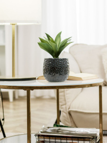 Искусственное растение в горшке MBM HOME модель DH-FLOWERS-13 GREEN/BLACK Искусственное растение в горшке MBM HOME модель DH-FLOWERS-13 GREEN/BLACK Фото