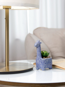 Искусственное растение в горшке MBM MY HOME модель DH-FLOWERS-20 GREEN/BLUE Фото