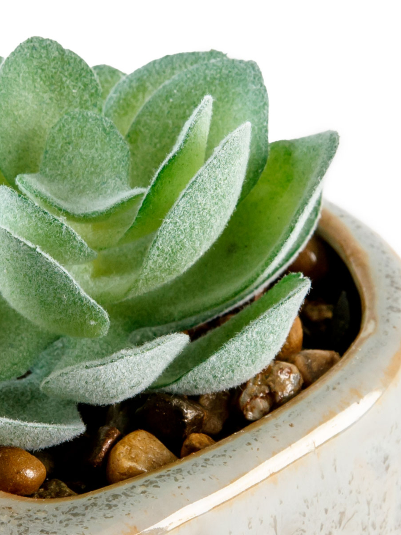 Искусственное растение в горшке MBM MY HOME модель DH-FLOWERS-20 GREEN/WHITE Фото