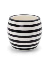 Горшок-кашпо для растений черно-белый MBM HOME модель DH-FLOWERS-27 WHITE/BLACK Фото