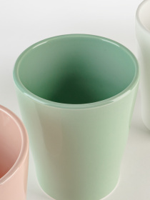 Горшок-кашпо для растений зеленый MBM MY HOME модель DH-FLOWERS-29 GREEN Фото