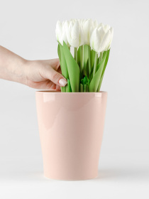 Горшок-кашпо для растений розовый MBM MY HOME модель DH-FLOWERS-29 PINK Фото