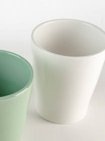 Горшок-кашпо для растений белый MBM HOME модель DH-FLOWERS-29 WHITE Фото